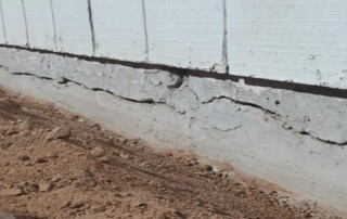 Stem wall foundation problems including cracks, spalling, and rebar corrosion inspected and repaired by Concrete Repairman LLC. Call 480-725-7614 today to schedule a foundation inspection and get expert solutions to restore and protect your home’s structural integrity. Concrete Repairman LLC specializes in durable, science-based stem wall repair services for Arizona homes.